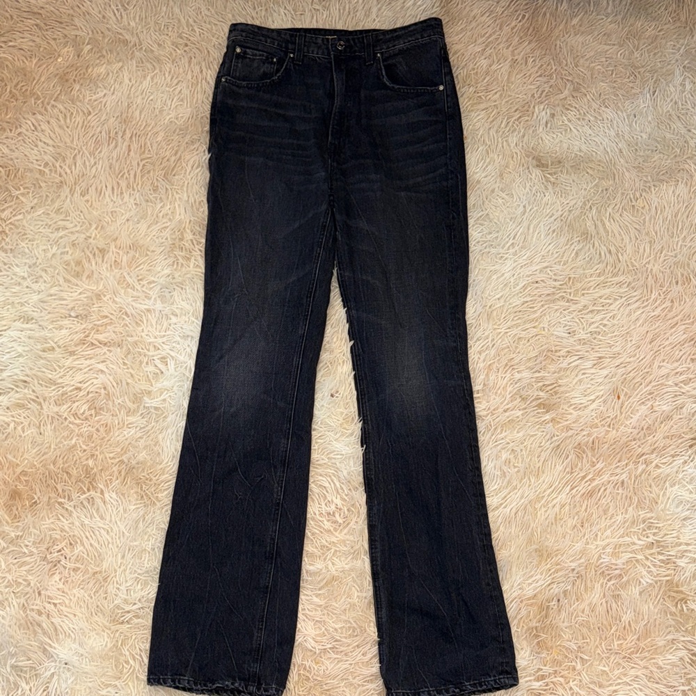 GRLFRND The Melanie High Rise Boot Cut Jeans - 28